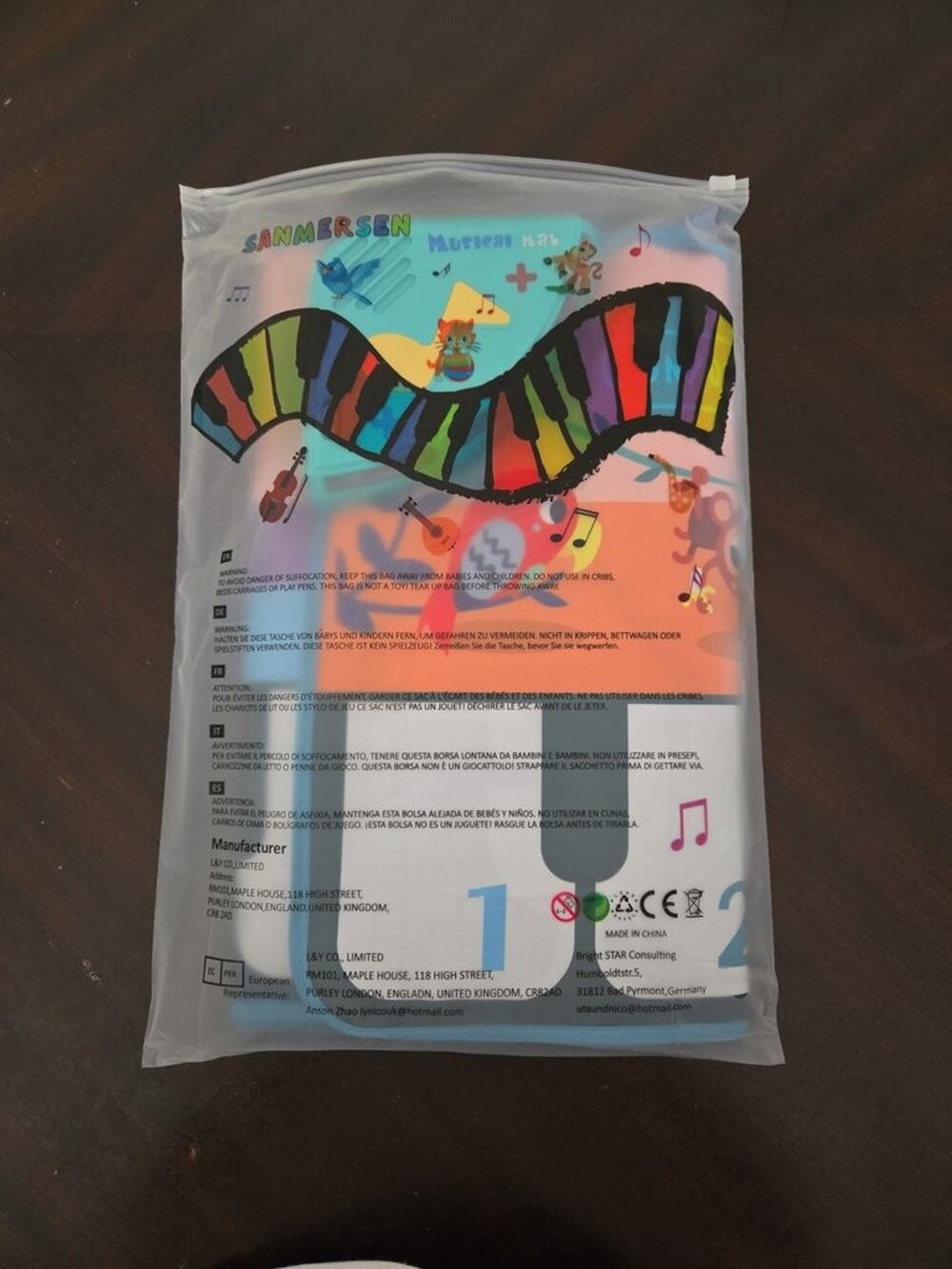 Sanmersen Musical Mat for Kids
